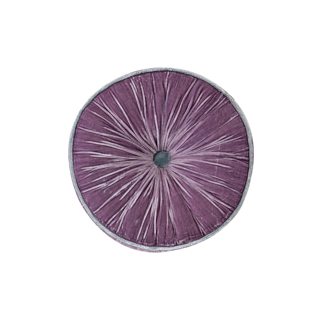 Round sales purple pillow