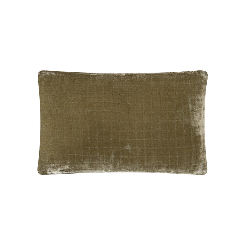 OBLONG CUSHION - Sand x Olive