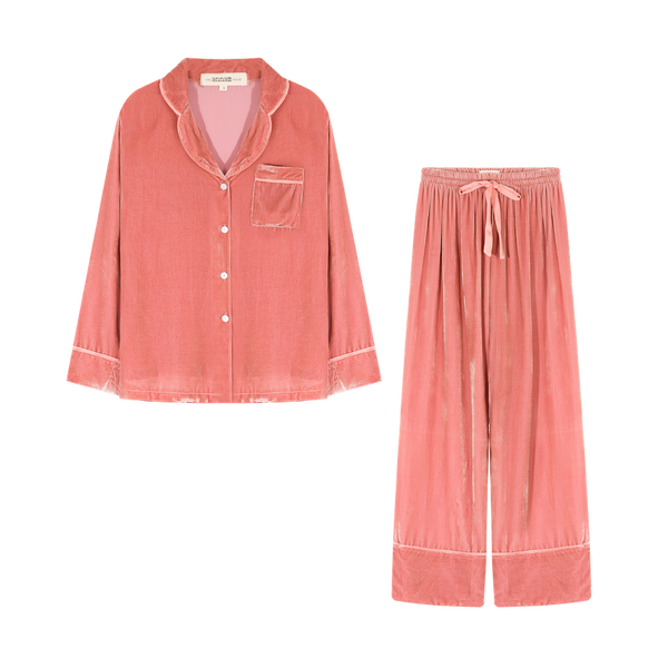 theannamhouse, homewear, pyjama, pajama, luxury, robe, nightwear, velvet, silk 