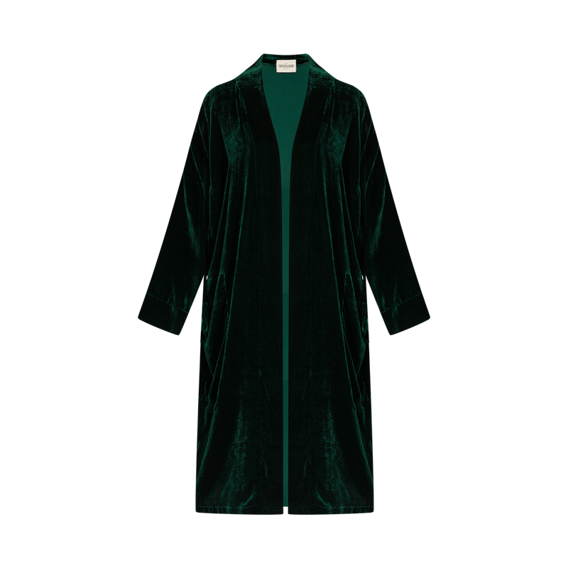 theannamhouse, homewear, pyjama, pajama, luxury, robe, nightwear, velvet, silk 