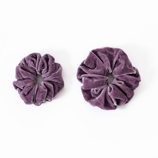 Velvet Scrunchies set | Lilac