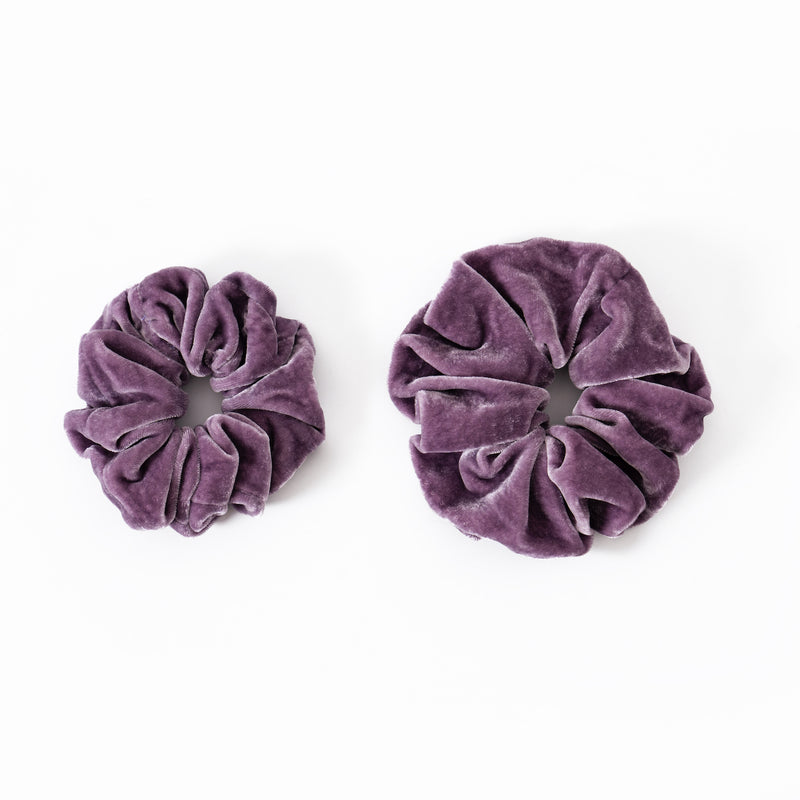 Velvet Scrunchies set | Lilac