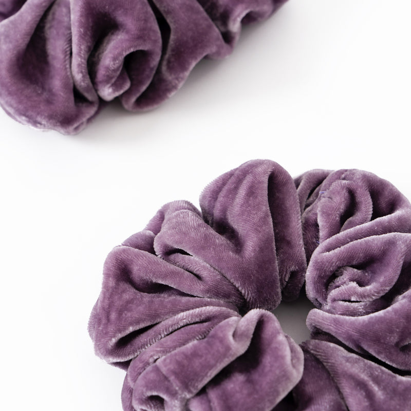 Velvet Scrunchies set | Lilac