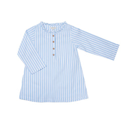 Organic Cotton Blouse| Blue