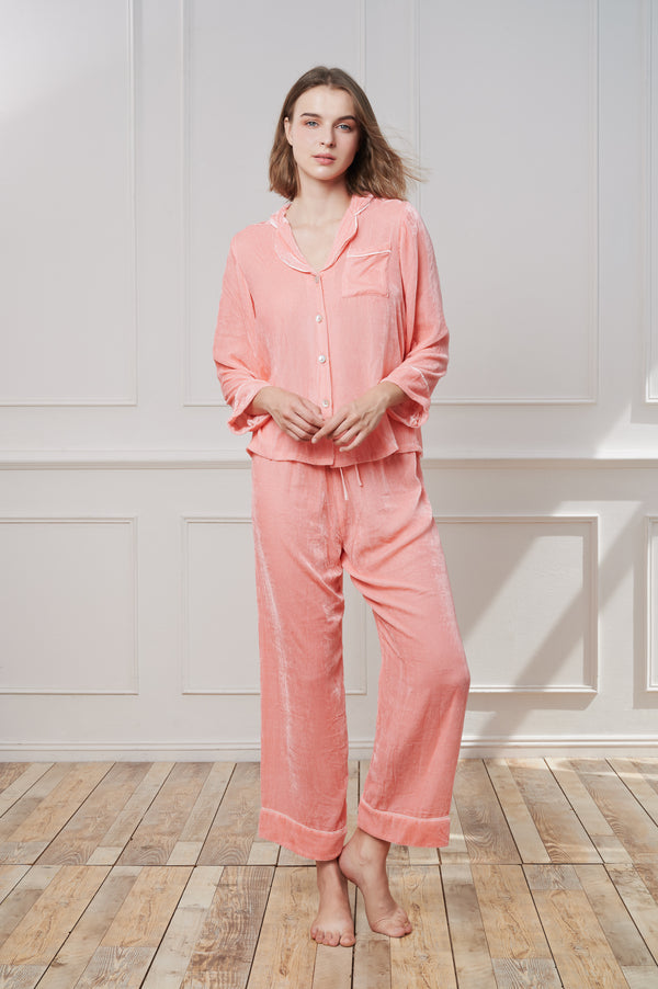 TheAnnamhouse, Homewear, Pyjamas, Luxury, Robe, Nightwear, Velvet, Silk