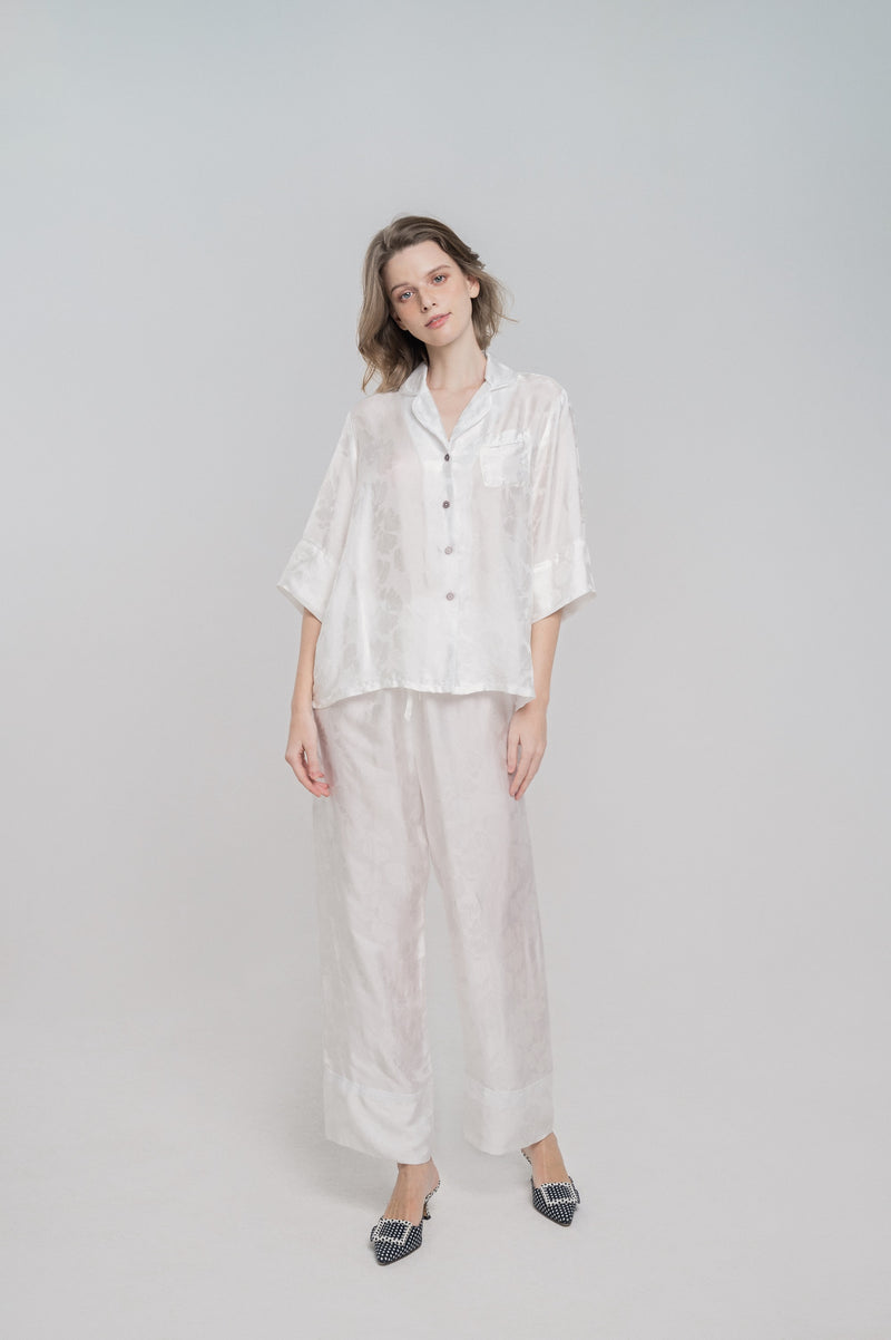 TheAnnamHouse, Homewear, Pyjamas, Luxury, Robe, Nightwear, Mulberry Silk, Embroidery